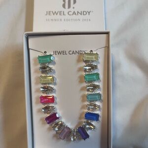 Bomb Party Jewel Candy - The Monroe - Green and Yellow Modern Elegant Bracelets